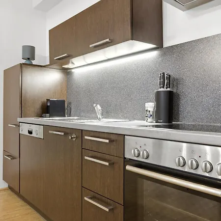 Apartamento Alpena Homes, Zentrum, Sehr Geräumig, Küche